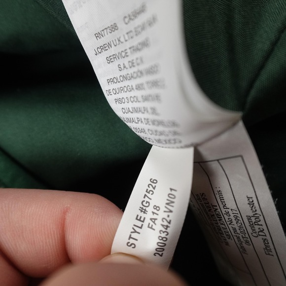 J Crew Vest Womens M Brown Green Camo Quilted Puffer Outdoor Hunting Full Zip - Picture 9 of 10